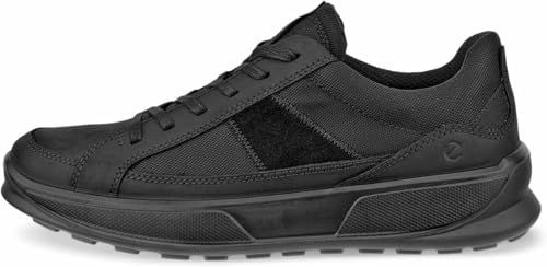 ECCO Men's Byway 2.0 Sneaker baskets cuir homme confort noir 6.5UK