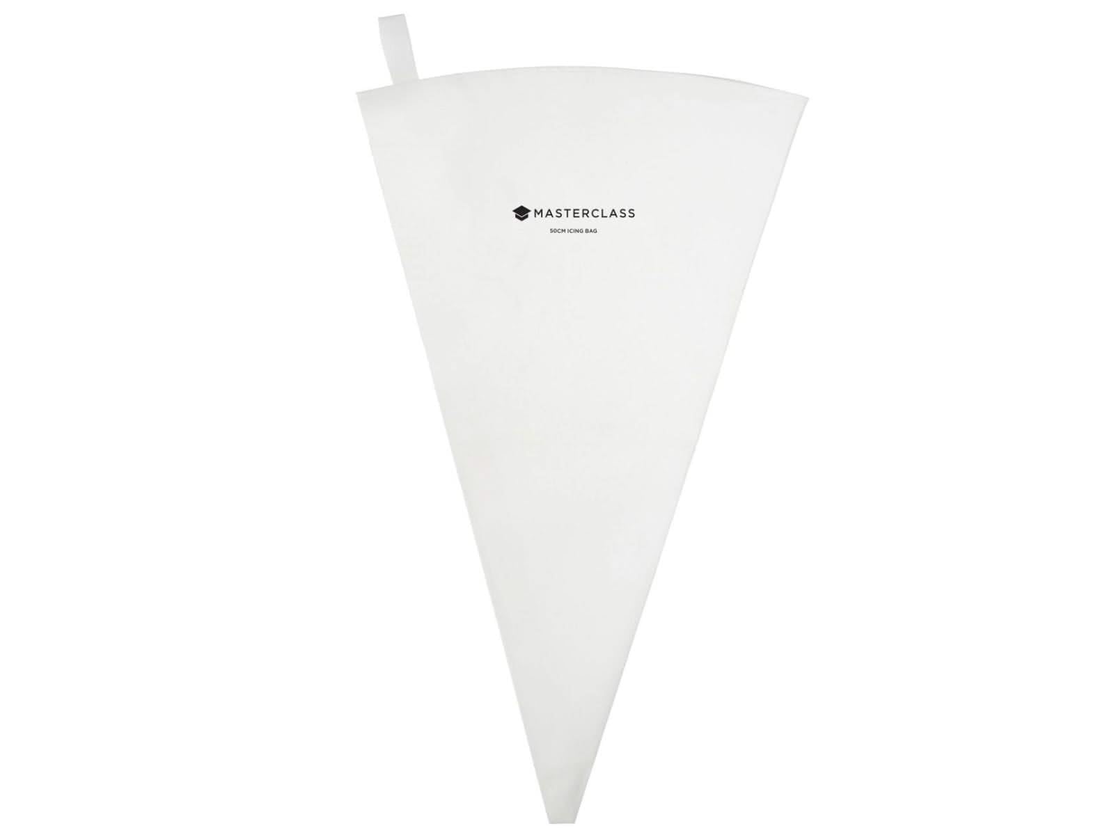 Mastercraft White Masterclass Reusable Cotton Pastry/Icing Piping Bag, 50 Cm (19.5"),