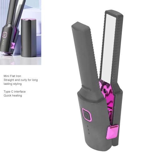 Plancha de pelo mini portátil USB para viaje miniatura 2