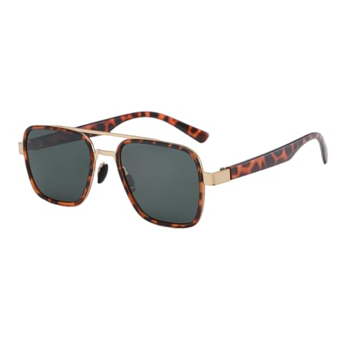 Lunettes de soleil polarisées de luxe aux finitions rétro soignées