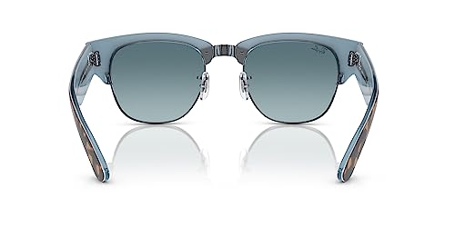 Ray-Ban Sunglasses RB 0316 S 13163M Mega Clubmaster Havana On Blu3