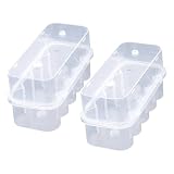 Penitue 2pcs Organisateurs de Flacons de Peptides 10ml à 10 Emplacements pour Réfrigérateu...