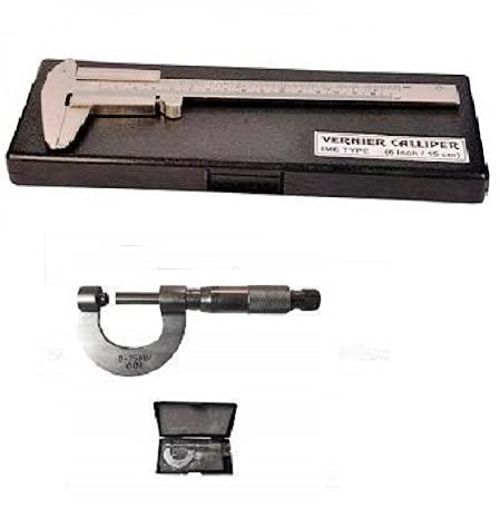 BNR EXPORTS Combo Of Screw Gauge 0 To 25 mm (0.01) Brass & Veriner Caliper Steel 0 To 150 mm (Both In Seprate Fiber Box) Packed In Two Box (B09DVQFBSS) Amazon Price History, Amazon Price Tracker