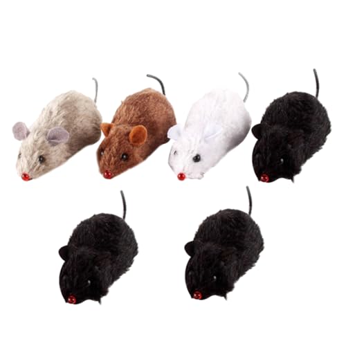 WEKAMOS 8個入り おもちゃ しなやかな ラット ペット おもちゃ 風船 マウス かわいい 知育用 猫用 風車プ ランダムカラー