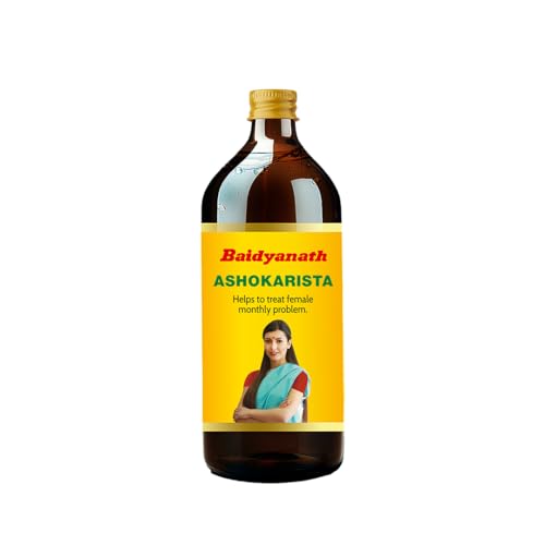 Image of Baidyanath Ashokarishta 450ml (PET Bottle) | Ayurvedic Uterine Tonic for Women's Wellness | Supports Comfort During Monthly Cycles & Vitality | Pack of 2