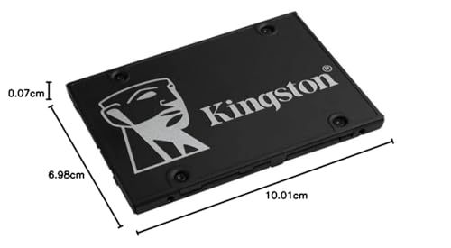 Kingston KC600 SSD SKC600/512G SSD Interne 2.5" SATA Rev 3.0, 3D TLC, Chiffrement XTS-AES 256 bits