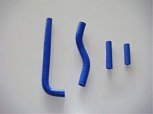 Motorcycle & Scooter Frames & Parts For Yamaha YZ250F Blue Silicone Radiator Hose Kit For Yamaha YZ250F 2002-2005 & WR250F 2001-2006 – 4-Piece Set Dirt Bike Radiator Hose Upgrade