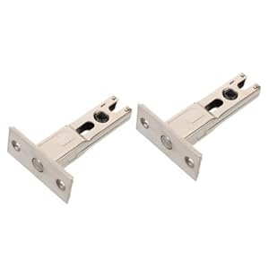 Uonlytech 2 Stück Garagentürschloss Silber