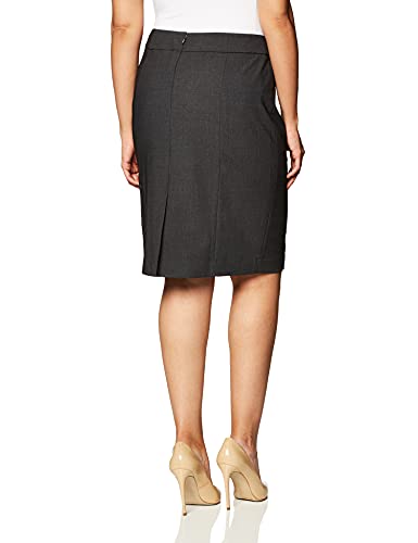Image of Calvin Klein Womens Centerback Zipper Velvet Wear to Work Suits Skirt