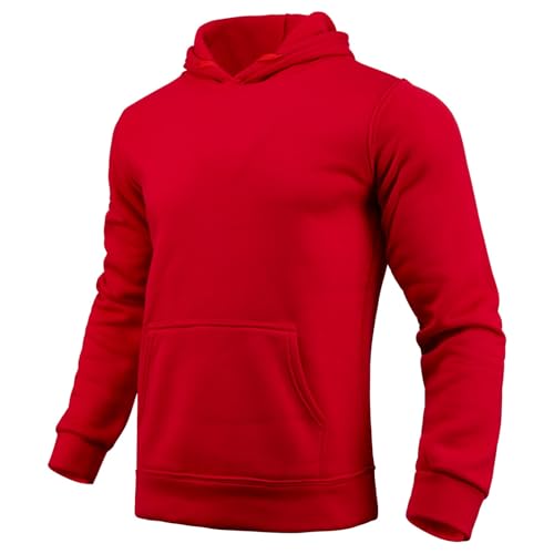 Men's Casual Hooded Collar Hoodies with Pocket Athletic Long Sleeve Pullover Loose Fashion Sweatshirts Fall Winter Clothes