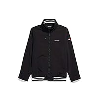 Tommy Hilfiger Men's Adaptive Regatta Jacket With Magnetic Zipper, Th Deep Black, Large