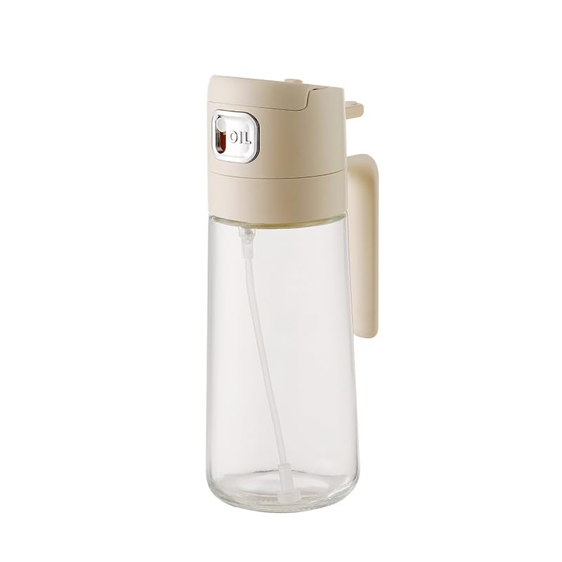 Oil Dispenser for Kitchen, 2 in 1,Spray Bottle with Brush