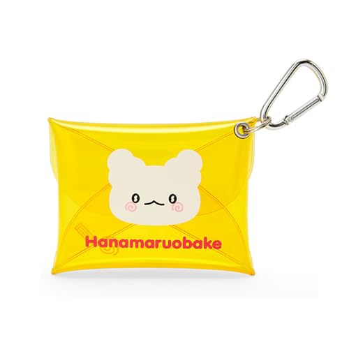 Sanrio 147206 Mini Clear Case, Hanamaru Ghost, Functional Case, 3.1 x 3.9 x 0.6 inches (8 x 10 x 1.5 cm), Character