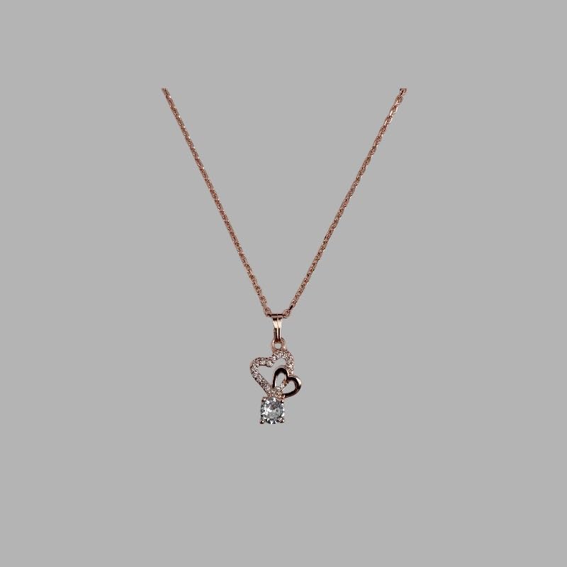 Pendentif plaqué or rose 18 carats idéal pour parfaire vos tenues