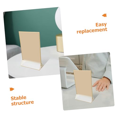 Présentoirs de table acrylique supports de menus et numéros