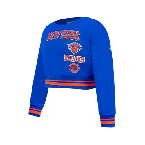 Image of Pro Standard Big Girls NBA Retro Classics Fleece Crewneck Sweatshirt