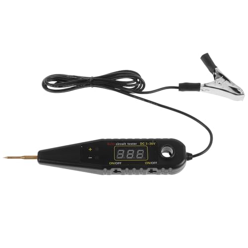 Comprobador eléctrico automotriz digital LED para solucionar cortocircuitos y fallos