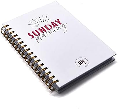 Sunday Planning Journal - Plan 5 things weekly