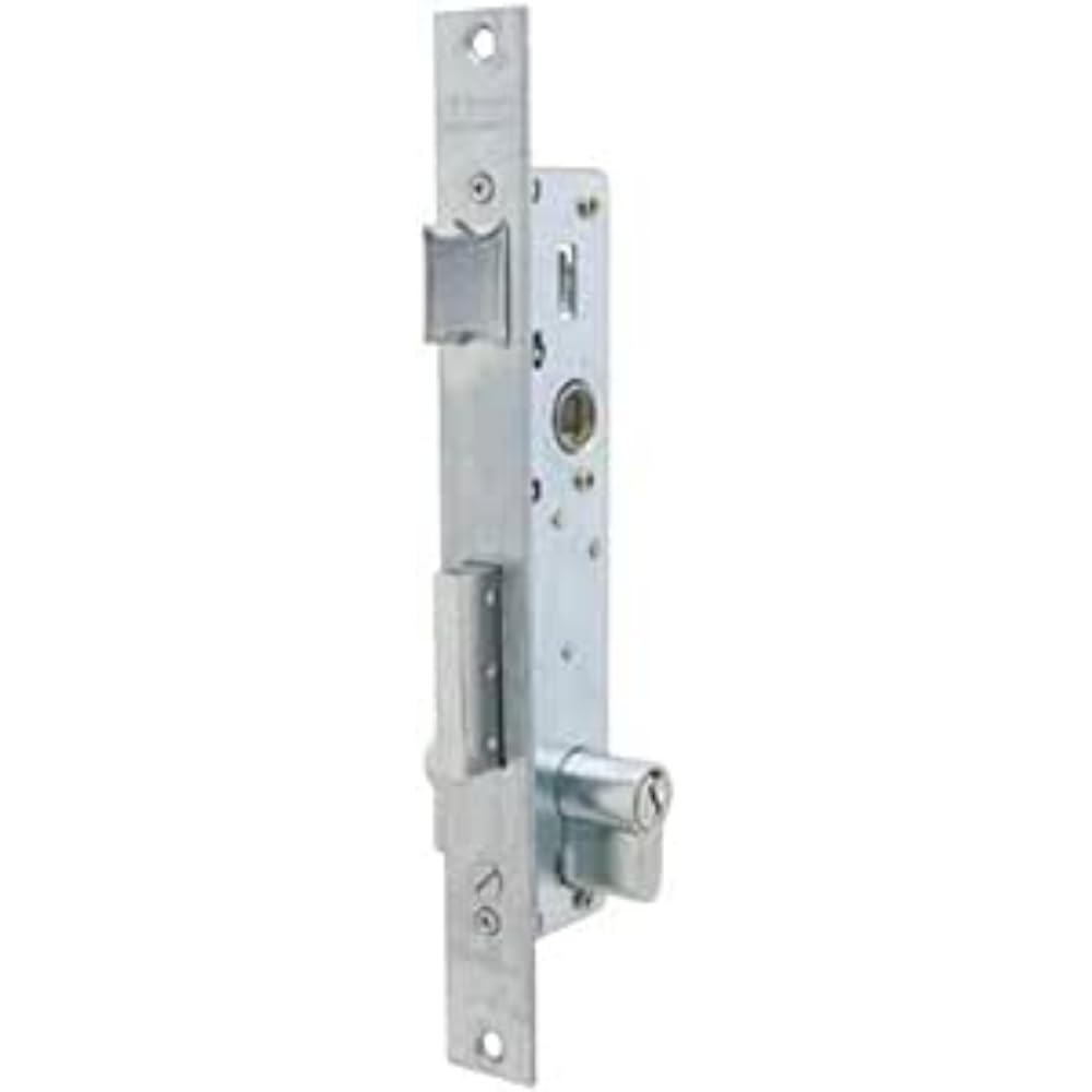 Tesa Assa Abloy 421028AI Cerradura Monopunto De Palanca Deslizante Para Perfiles Metálicos Inoxidable Entrada 20 mm 2210