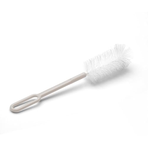 THERMOBABY - Goupillon droit - Brosse à biberon - Nettoyage Biberon - Hygiénique - Ergonomique - Gris Velours - Fabriqué en France