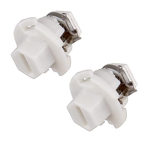 Cciyu 10 Pack Car T5 B8.4D 5050 1Smd White Led Lamps Instrument Dashboard Side Indicator Lights #TOP5