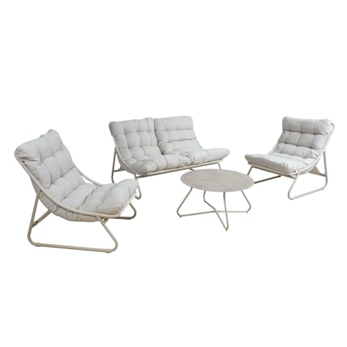 Evelekt AS Ensemble de meubles de jardin Samba, table et 2 chaises