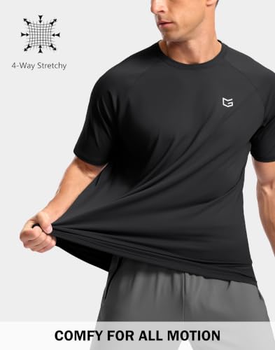 G Gradual Men's Moisture-Wicking UPF 50+ Short Sleeve Athletic T-Shirt (Various) - image 4