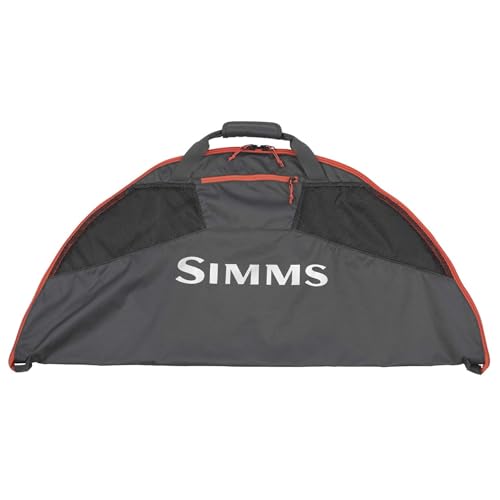 Simms Taco Wader Bag - Versatile Wader Storage Duffel with Changing Mat for Hunting & Fishing, Wader & Boot Storage, Dry Storage Bag with Mesh Ventilation, Foldable Wader Bag, Anvil