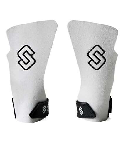 STMN Fitness - Paracalli Synth Free, Grip Estremo, Sensibilità Totale | Paracalli Vegan Ultra Leggeri per Sbarra Muscle-Up, Pull-Up, wod, Cross Training Uomo Donna, Perfetti con Magnesite (S-M)