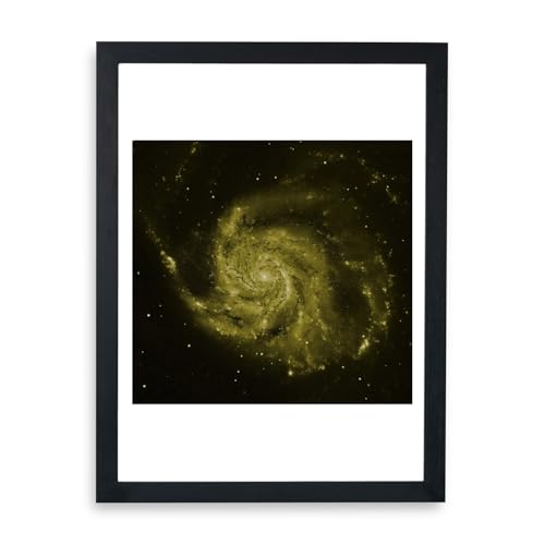 Messier 101 Hubble Télescope petite affiche encadrée pour passionné d'espace