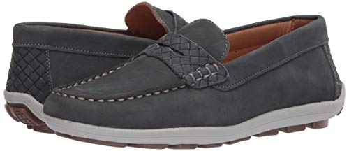 Image of Driver Club USA Kids' Kids Made in Brazil Fashion Genuine Leather Driving Loafer with Penny Detail