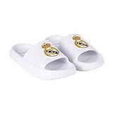CF REAL MADRID Herren Sandalen, Sommersandalen, Geschenk für Männer und Teenager, Größen EU 36 bis 45 (Weiß, EU Schuhgrößensystem, Erwachsene, Herren, Numerisch (von/bis), M, 42, 43)