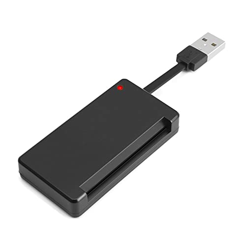 Lector de tarjetas de identidad USB ISO7816 DNIE USB 2.0, lector de tarjetas de memoria inteligente, adaptador de clonador para Win7/8