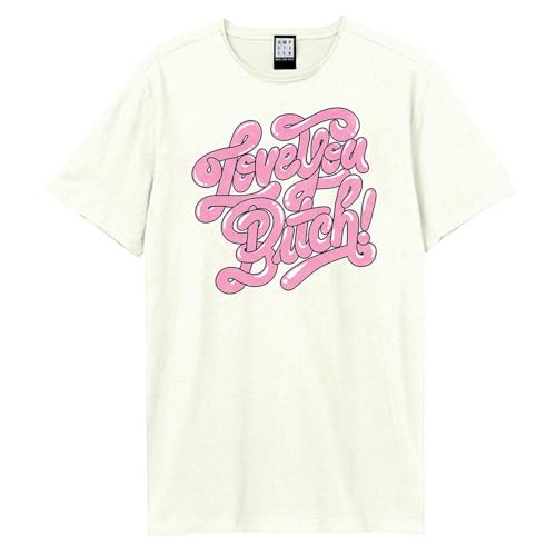 T-Shirt Lizzo Love You Bitch Blanc - Sweat Unisexe Coton Imprimé
