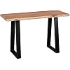 Panca Portascarpe Con Seduta FineBuy 120 Cm - Rovere, Rattan E Cuscino Grigio - Corridoio E Ingresso - 5