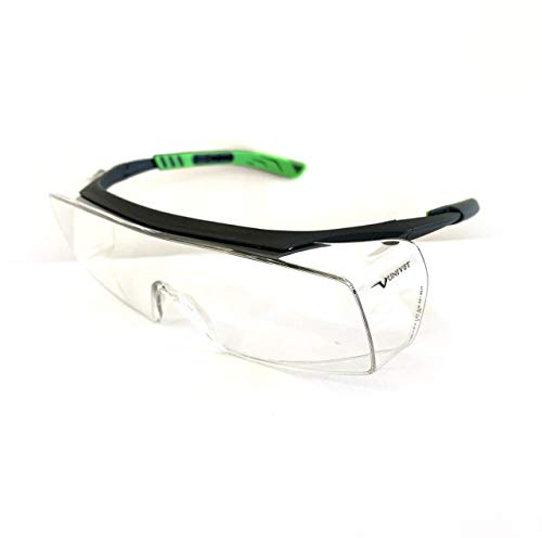 Óculos De Sobrepor Univet 5x7 Incolor Uv400 Ca 37013