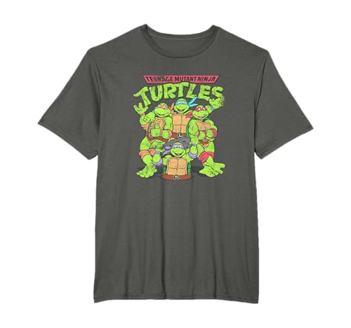 Teenage Mutant Ninja Turtles Klassische Gruppenpose T-Shirt