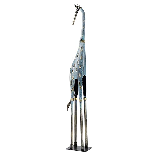 Image of Wakefit Giraffe Showpiece (Grey & Blue)
