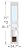 Power Pet Electronic Dog Door - High Tech Pet Electronic Pet Doors - Fully Automatic Sliding e-Glass Electronic Dog Doors - Pets up to 30 lbs - Medium - Regular 75" - 80-1/4" Patio Doors - PX-1-SRE