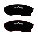 Compatible with Mazda 3 BK 2003 2004 2005 2006 2007 2008 2009 Car Dashboard Cover Dash Mat Sun Shade Anti-UV Non-Slip Pad Accessories(Red Side)