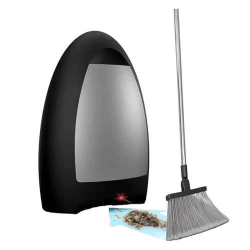 Poubelle éLectrique Barbershop, Aspirateur Stationnaire Sans Contact De 1 000 W Avec BoîTe à PoussièRe De 3,6 L Et Double Filtrage, Pour Balayer Les Poils D'Animaux De Salon,Black
