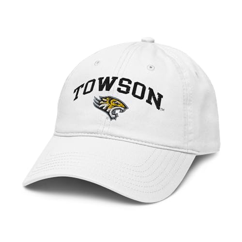 Gorra de béisbol ajustable blanca Towson Tigers miniatura 1