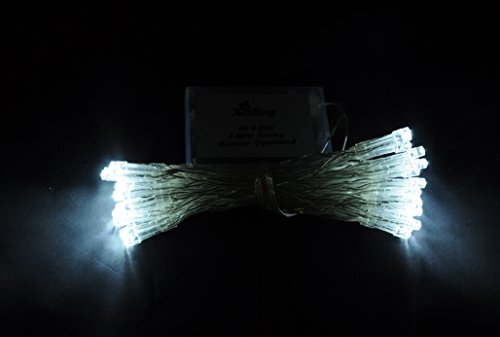 Karlling Battery Operated White 40 Led Fairy Light String Wedding Party Xmas Christmas Decorations(White) #TOP4
