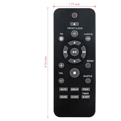 Télécommande Philips BTM2355 pour remplacer l'originale