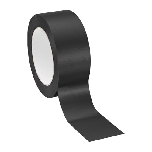 PATIKIL 40mm幅 ステープルテープ ブックバインドテープ 長さ20m 布芸 製本 修復テープ 製本テープ 自己接着 古本の修復 ブラック