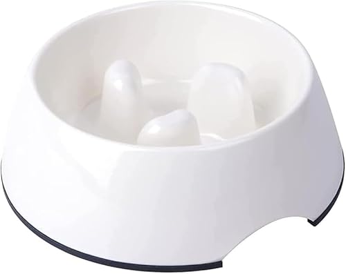 KryZaro ペットスローフード食器 Sサイズ 犬・猫用 早食い防止 健康志向 胃腸負担軽減 食事滑り止め 小型・中型・大型犬対応 給餌器 洗いやすい ペット皿 ゆっくり食べる食器
