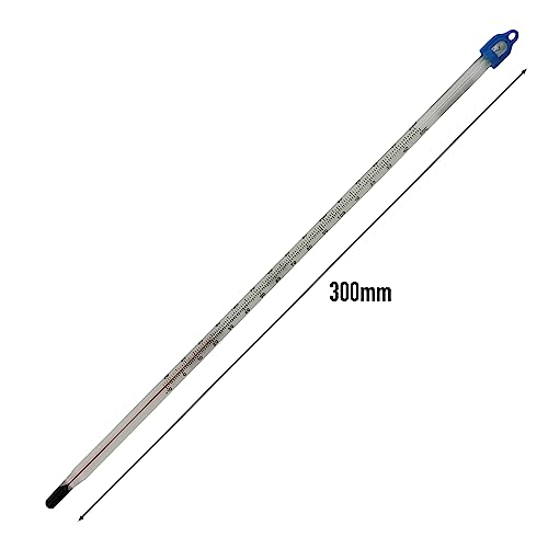 Miniatura 3 de Termómetro De Vidrio De -10 A 150 C, 300 Mm, Productos Científicos Y De Laboratorio Para Medir Agua, Líquidos, Cerveza Casera, Vino O Para Uso Científico En Laboratorio.