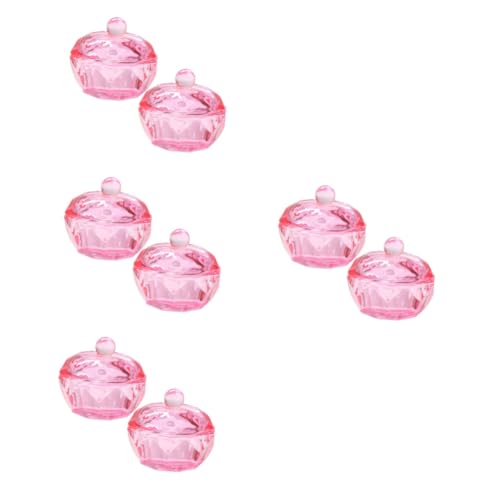 WOONEKY Dappen Dish juego 8 piezas para manicura miniatura 6