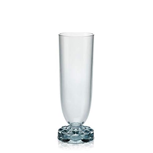 Kartell Jaleas Familia Copa flauta, Azul, Juego de 4 Piezas