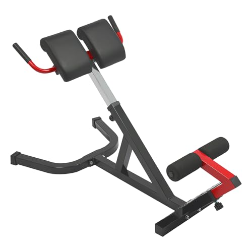 Hyperextension - Banco de entrenamiento de espalda con altura ajustable, para abdominales y espalda, para entrenamiento de fuerza